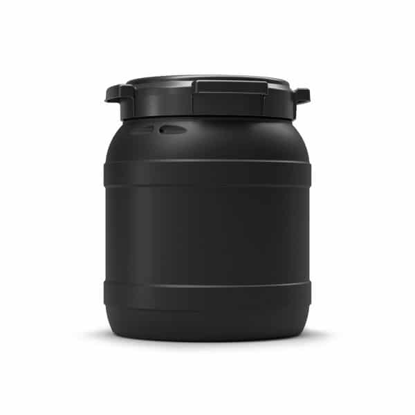 Das 15 Liter UV-beständige Fass schützt den Inhalt vor UV-Einwirkung