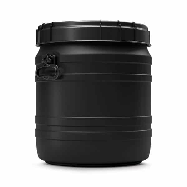 Das 55 Liter UV-beständiges Fass schützt vor Verschlechterung des Inhaltes durch UV-Strahlung
