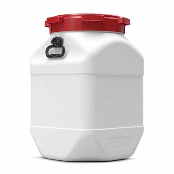 Das 66 Liter quadratische Fass hilft zur Aufbewahrung und Schutz des Inhaltes