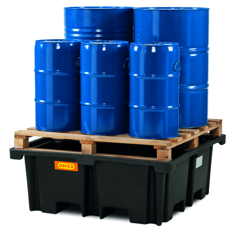 PE-Palettenauffangwanne 120x120, 400 Liter